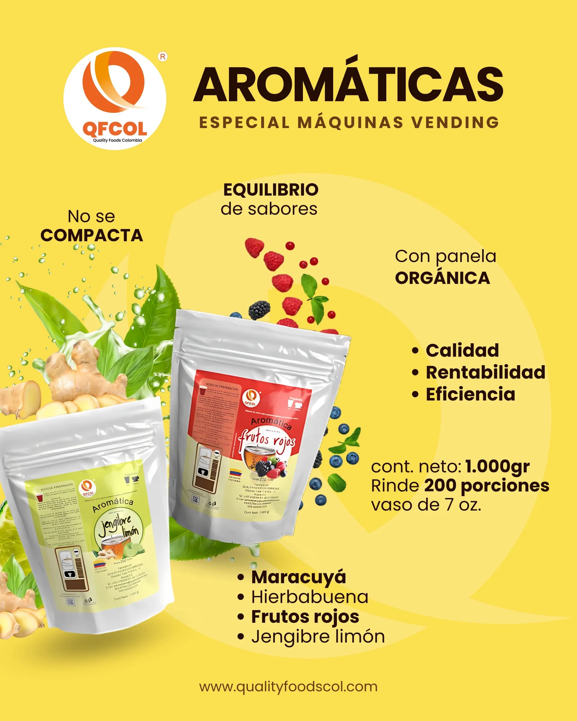 Aromáticas Vending 1kg