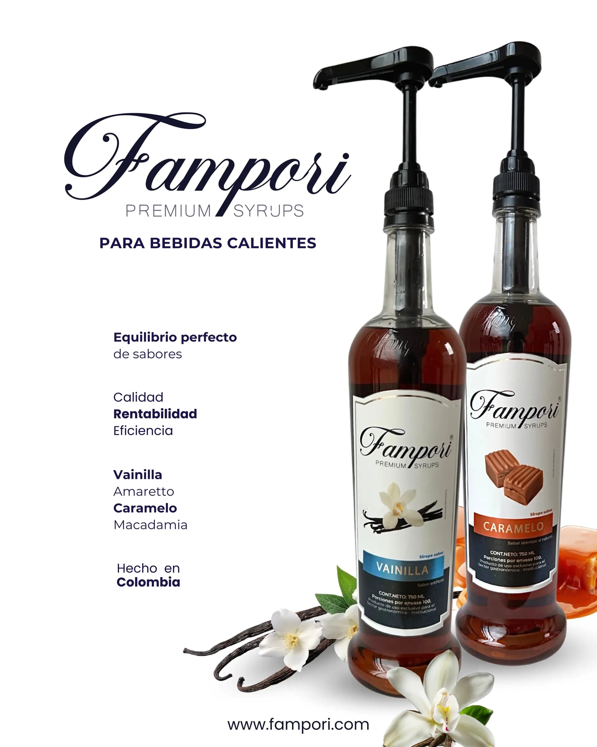 Siropes bebidas calientes